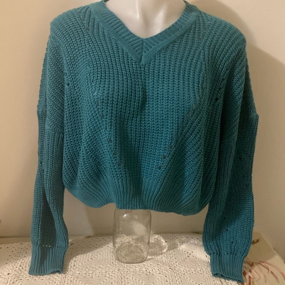 🌈 Jon & Anna cropped loose fit sweater XL - Picture 1 of 5
